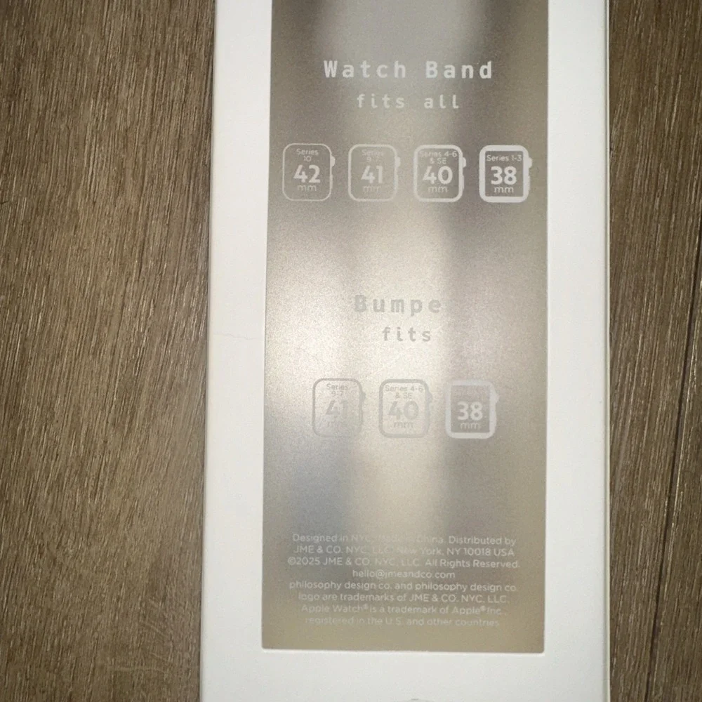Silicone Watch Band + Clear Bumper For Apple Watch